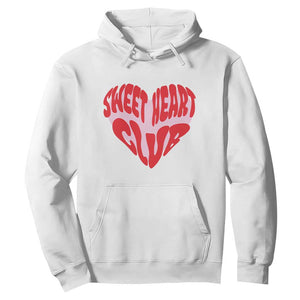 Funny Valentine's Day Sweet Heart Club Hoodie TS11 White Print Your Wear