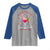 Funny Galentine's Day Raglan Shirt Galentine Girls Club Ladies Celebrating Ladies TS11 Sport Gray Royal Print Your Wear