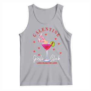 Funny Galentine's Day Tank Top Galentine Girls Club Ladies Celebrating Ladies TS11 Athletic Heather Print Your Wear