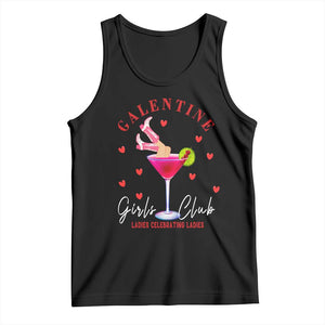 Funny Galentine's Day Tank Top Galentine Girls Club Ladies Celebrating Ladies TS11 Black Print Your Wear