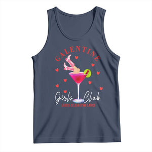 Funny Galentine's Day Tank Top Galentine Girls Club Ladies Celebrating Ladies TS11 Navy Print Your Wear