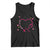 Personalized Valentine's Day Nursing Tank Top Custom Name Nurse Doctor Heart Stethoscope TS11 Black Print Your Wear