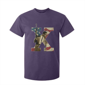 Malcolm X T Shirt For Kid Black History Leaders American Flag TS11 Purple Print Your Wear