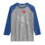 Funny Valentine's Day I Love You Hand Sign ASL Heart Raglan Shirt TS11 Sport Gray Royal Print Your Wear