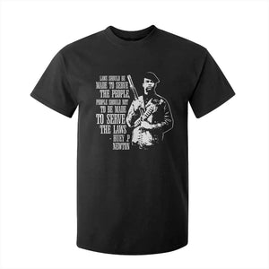 Huey P.Newton Quote T Shirt For Kid People Should Not To Be Made To Serve The Laws Black History Month TS11 Black Print Your Wear