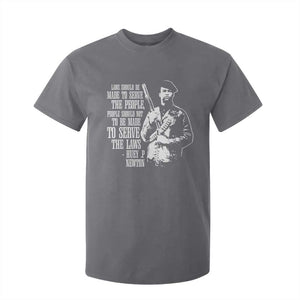 Huey P.Newton Quote T Shirt For Kid People Should Not To Be Made To Serve The Laws Black History Month TS11 Charcoal Print Your Wear