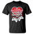 Funny Valentine's Day Gaming T Shirt V Is For Video Games Big Heart TS11 Black Print Your Wear