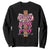 Pray On It Pray Over It Pray Through It Sweatshirt Christian Religious God Valentine's Day Coquette Cross