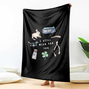I Still Wish for You Lucky Rabbit 1111 Stars Clover Signs Throw Blanket TS11 Print Your Wear