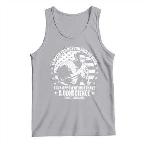 Stokely Carmichael Quote Tank Top In Order For Nonviolence To Work Your Opponent Must Have A Conscience TS11 Athletic Heather Print Your Wear