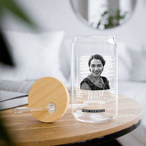 Rosa Parks Nah Quote Glass Can Black Movement Protest American Flag TS11 Print Your Wear