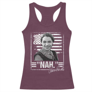 Rosa Parks Nah Quote Racerback Tank Top Black Movement Protest American Flag TS11 Maroon Print Your Wear