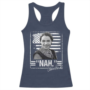 Rosa Parks Nah Quote Racerback Tank Top Black Movement Protest American Flag TS11 Navy Print Your Wear