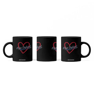 New England Vintage Red Heart Sport Fan Game Day Coffee Mug TS11 Print Your Wear