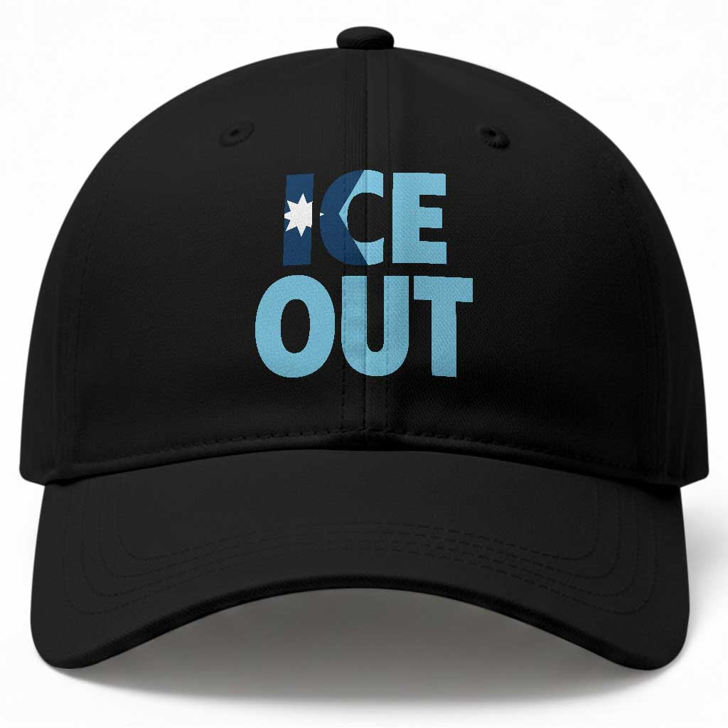 Minnesota Ice Out Baseball Cap MN State Anti Ice Movement Protest Statement TS11 Print Your Wear
