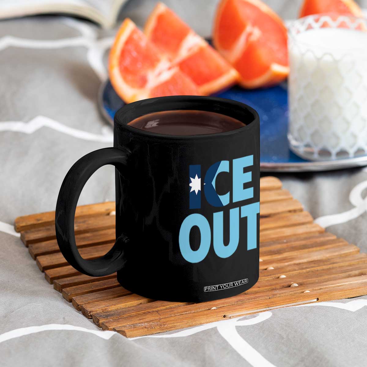 Minnesota Ice Out Coffee Mug MN State Anti Ice Movement Protest Statement TS11 Print Your Wear