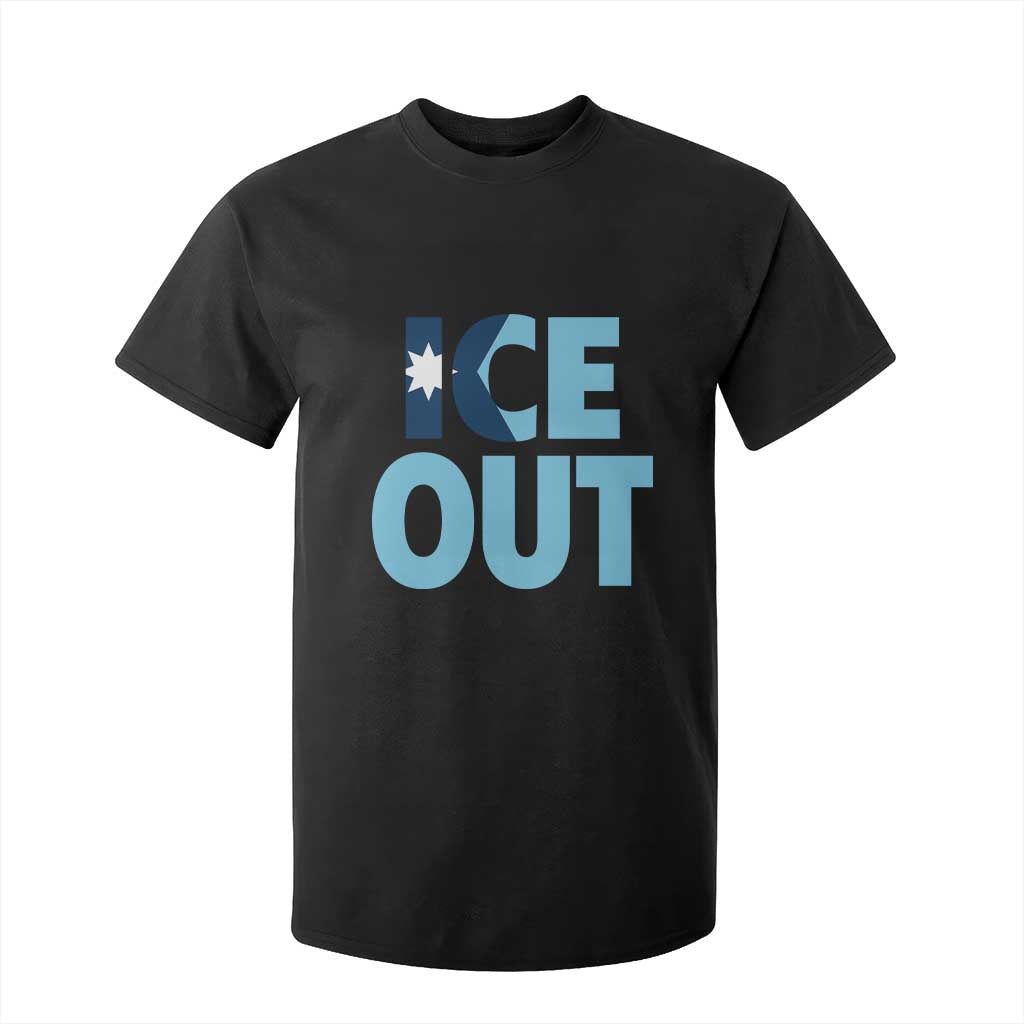 Minnesota Ice Out T Shirt For Kid MN State Anti Ice Movement Protest Statement TS11 Black Print Your Wear