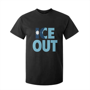 Minnesota Ice Out T Shirt For Kid MN State Anti Ice Movement Protest Statement TS11 Black Print Your Wear
