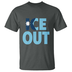 Minnesota Ice Out T Shirt MN State Anti Ice Movement Protest Statement TS11 Dark Heather Print Your Wear