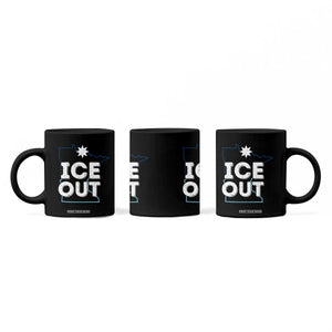 Ice Out Of Minnesota Coffee Mug MN Map Immigration Protest Community Resistance TS11 Print Your Wear
