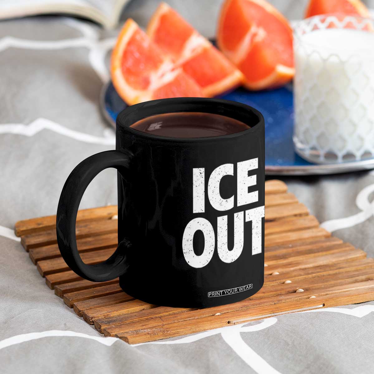 Ice Out Coffee Mug Abolish Ice Protest Statement TS11 Print Your Wear