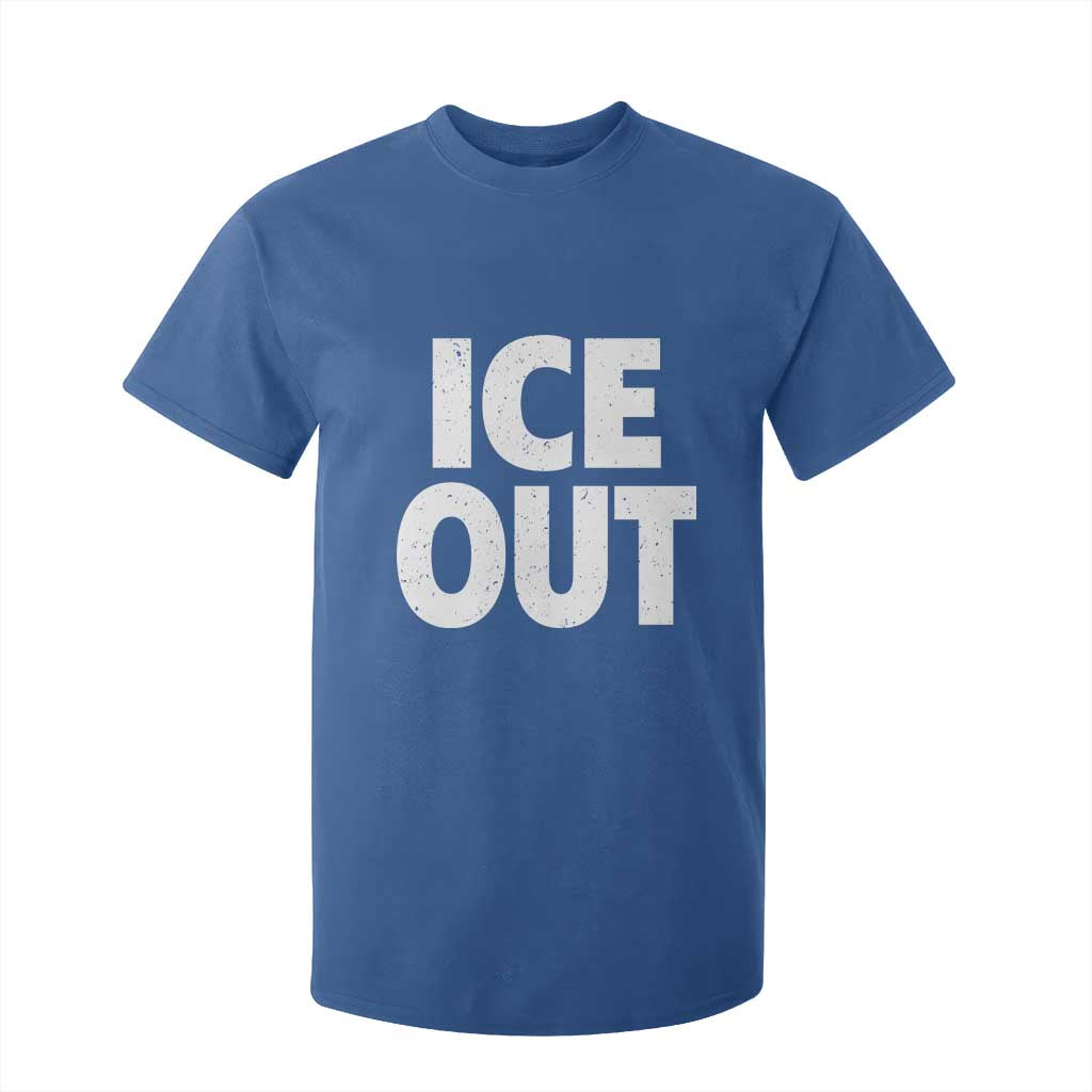 Ice Out T Shirt For Kid Abolish Ice Protest Statement TS11 Royal Blue Print Your Wear