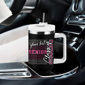 Personalized Senior 2026 Tumbler With Handle Custom Text Class Of 2026 Graduation Glitter Print TS11 Print Your Wear