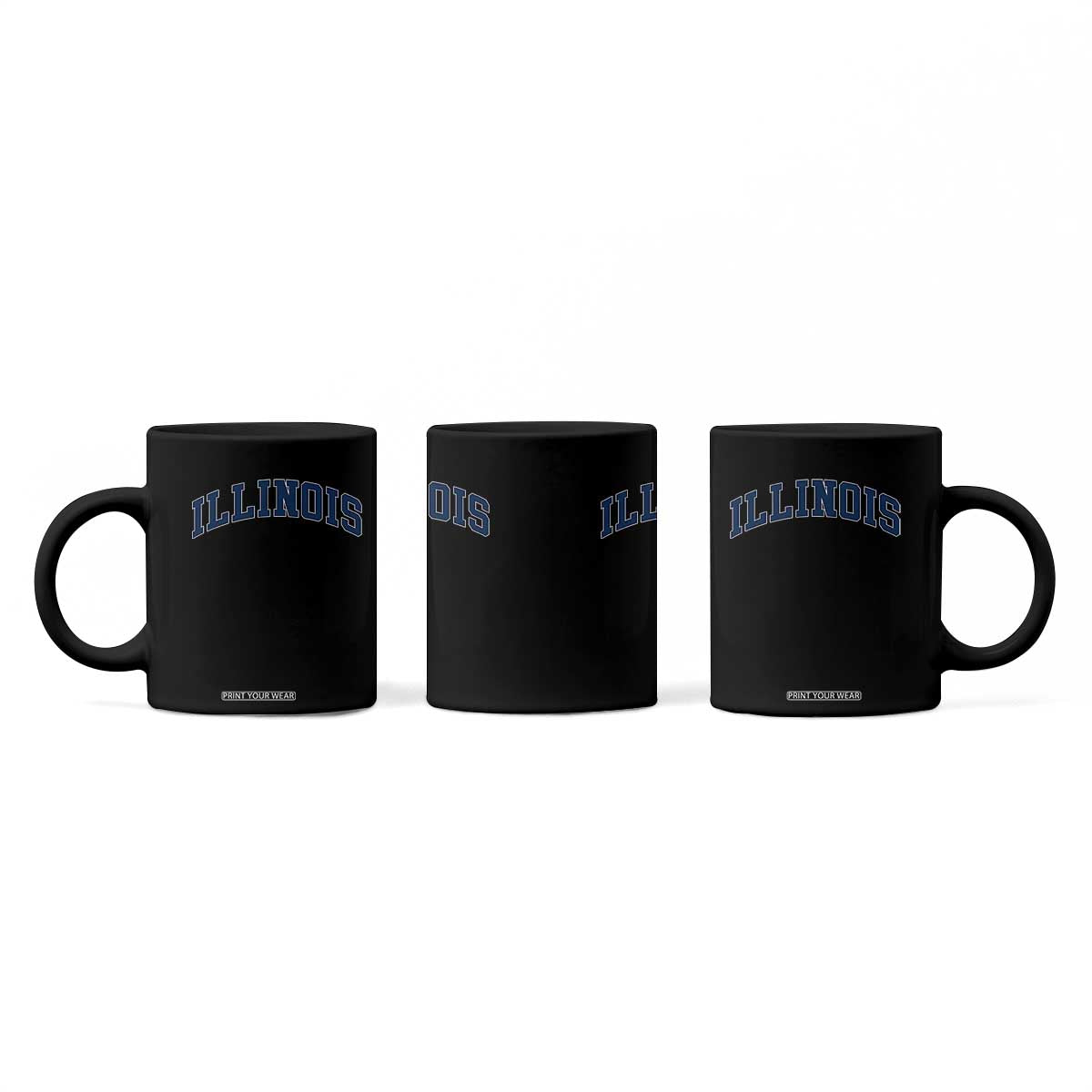 Illinois Sports Fan Vintage Bold Throwback IL State Coffee Mug TS11 Print Your Wear