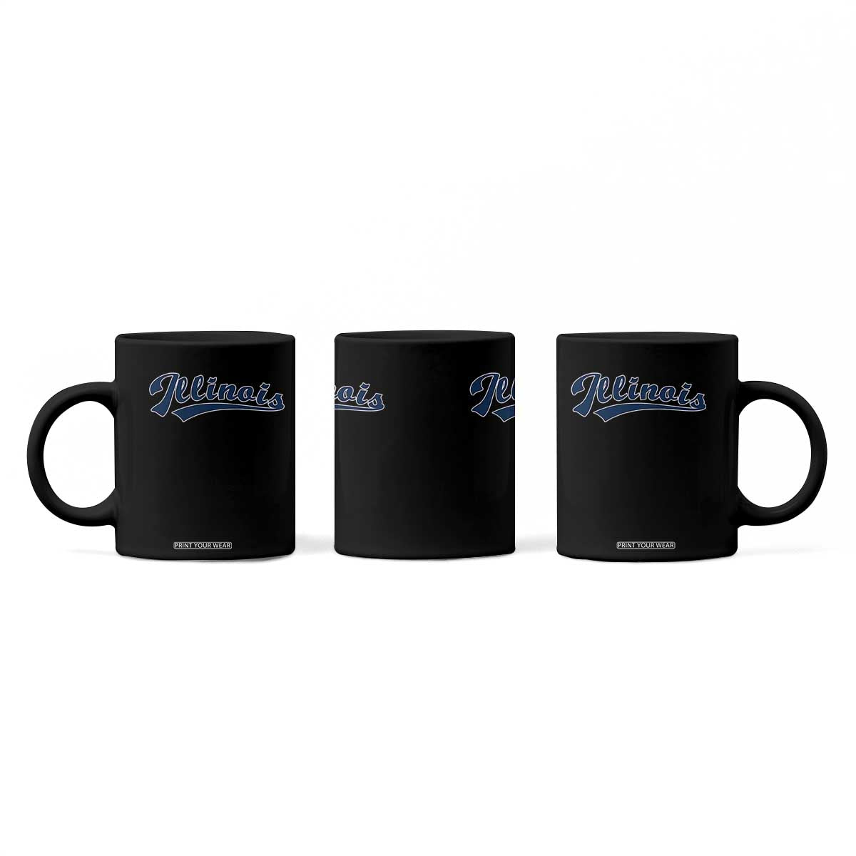 Illinois Varsity Script Classic Sports Jersey Style Coffee Mug TS11 Print Your Wear