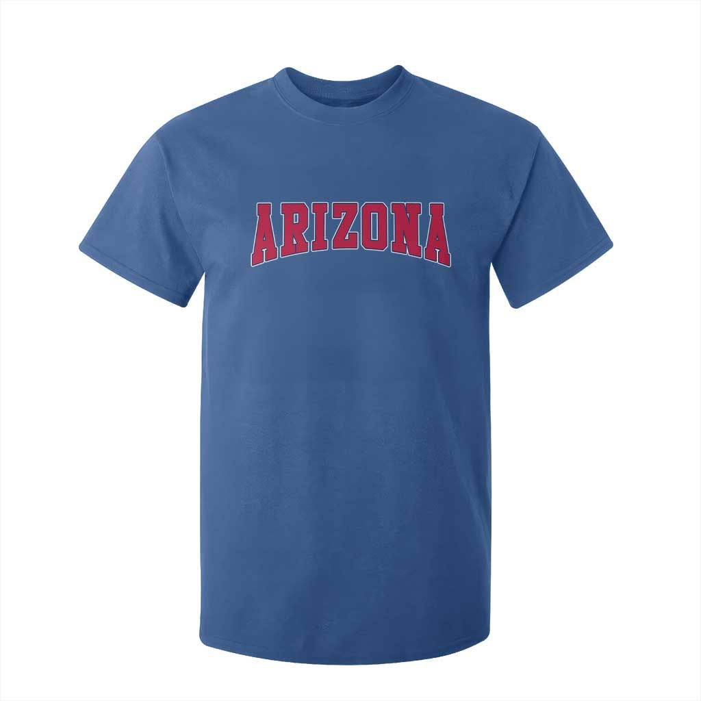 Arizona Sports Fan Vintage Bold Throwback AZ State T Shirt For Kid TS11 Royal Blue Print Your Wear