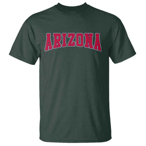 Arizona Sports Fan Vintage Bold Throwback AZ State T Shirt TS11 Dark Forest Green Print Your Wear