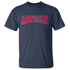 Arizona Sports Fan Vintage Bold Throwback AZ State T Shirt TS11 Navy Print Your Wear