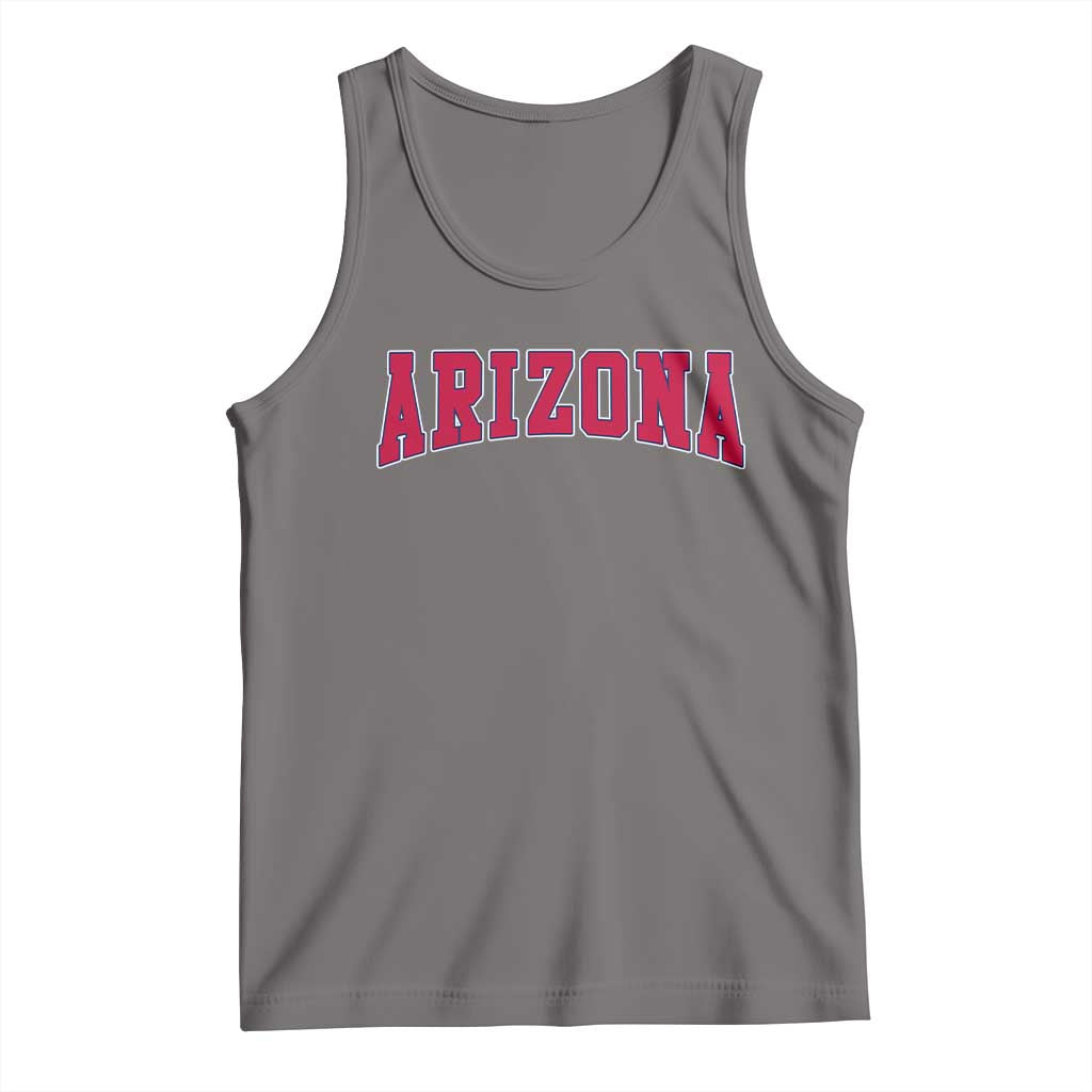 Arizona Sports Fan Vintage Bold Throwback AZ State Tank Top TS11 Deep Heather Print Your Wear