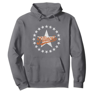 Illinois Varsity Script Sport 21 Stars Jersey Style Hoodie