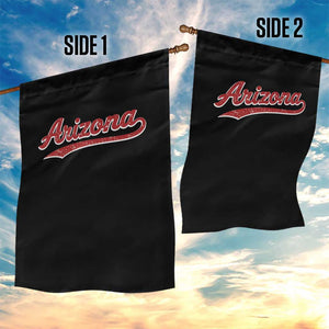 Arizona Varsity Script Classic Sports Jersey Style Garden Flag TS11 Print Your Wear