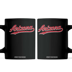 Arizona Varsity Script Classic Sports Jersey Style Coffee Mug TS11 Black Print Your Wear