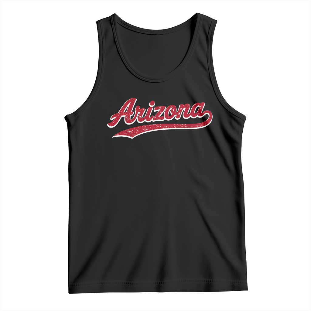 Arizona Varsity Script Classic Sports Jersey Style Tank Top TS11 Black Print Your Wear