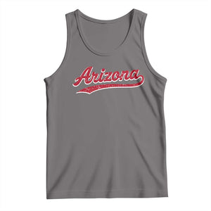 Arizona Varsity Script Classic Sports Jersey Style Tank Top TS11 Deep Heather Print Your Wear
