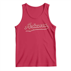 Arizona Varsity Script Classic Sports Jersey Style Tank Top TS11 Red Print Your Wear