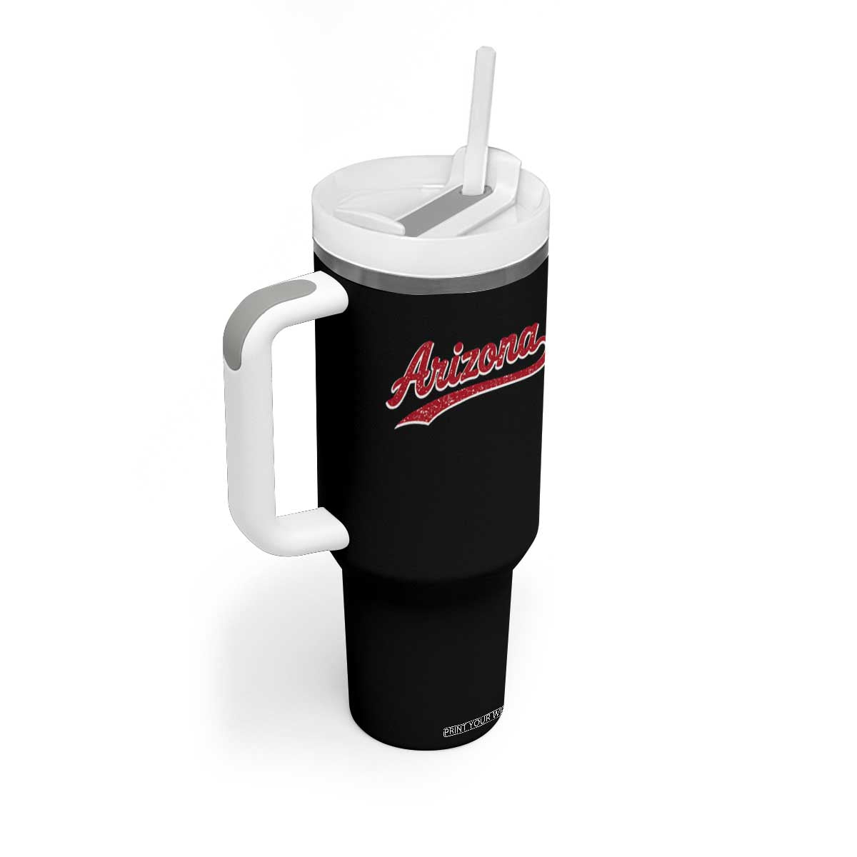 Arizona Varsity Script Classic Sports Jersey Style Tumbler With Handle TS11 Print Your Wear