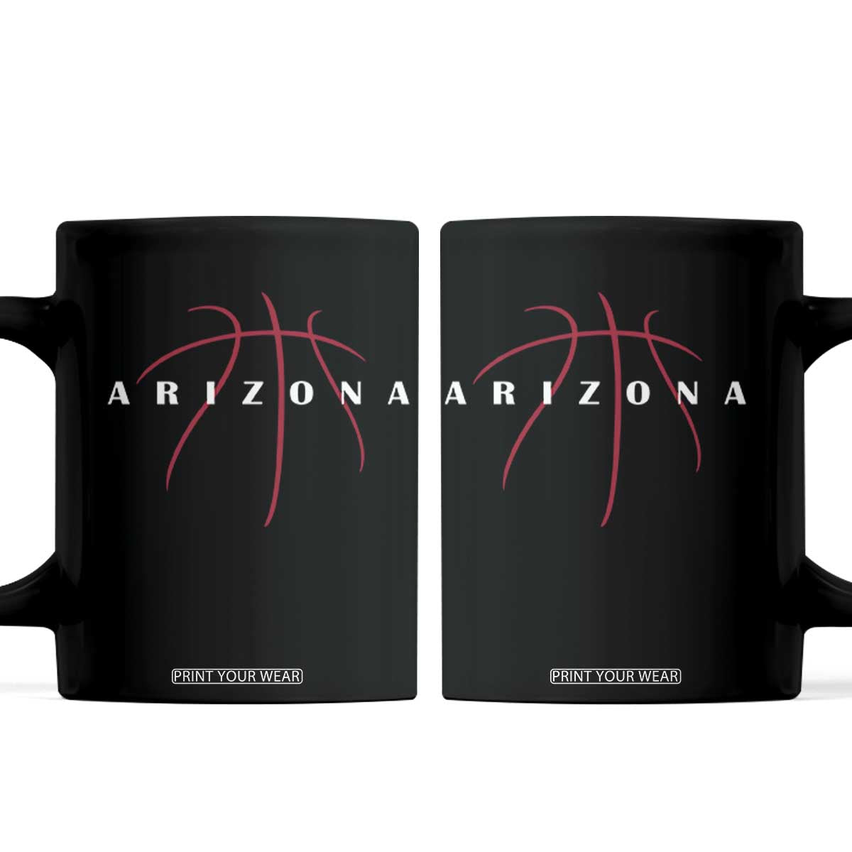 Arizona Fan Basketball Grooves Graphic AZ State Coffee Mug TS11 Black Print Your Wear