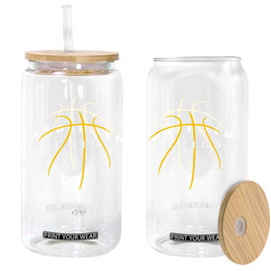 Michigan Fan Basketball Grooves Graphic MI State Glass Can TS11 Print Your Wear
