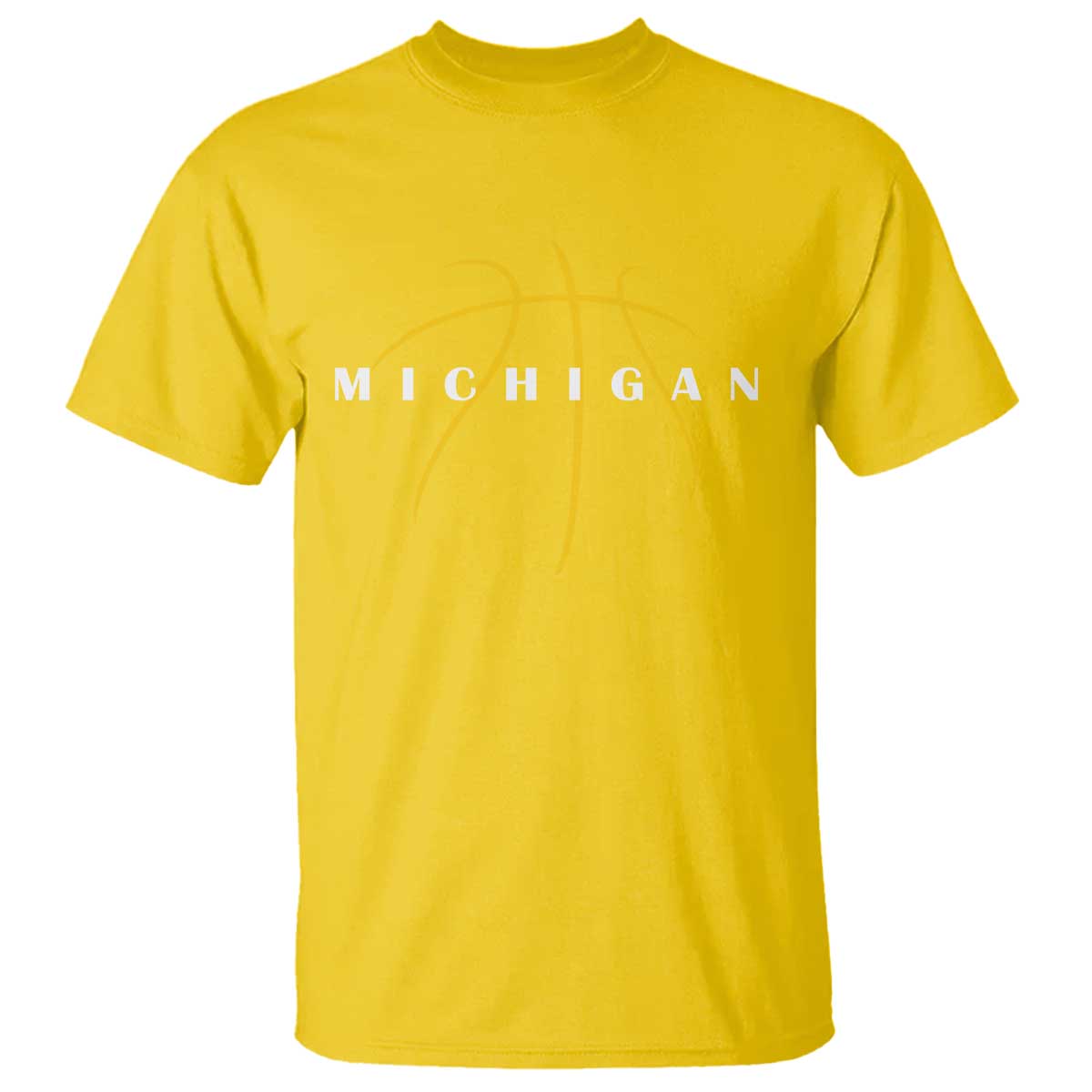 Michigan Fan Basketball Grooves Graphic MI State T Shirt TS11 Daisy Print Your Wear