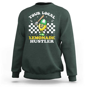 Funny Stand Boss Ceo Sweatshirt Your Local Lemonade Hustler TS11 Dark Forest Green Print Your Wear