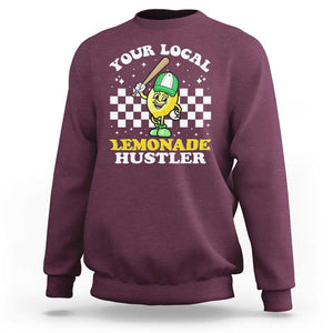 Funny Stand Boss Ceo Sweatshirt Your Local Lemonade Hustler TS11 Maroon Print Your Wear