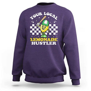 Funny Stand Boss Ceo Sweatshirt Your Local Lemonade Hustler TS11 Purple Print Your Wear