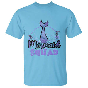 Mermaid Squad T Shirt Birthday Party Girl B-Day Ocean TS11 Sky Print Your Wear