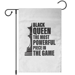 Chess Lover Garden Flag Black Queen The Most Powerful Piece In The Game Checkmate TS11 White Print Your Wear