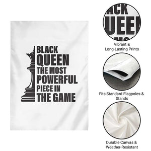 Chess Lover Garden Flag Black Queen The Most Powerful Piece In The Game Checkmate TS11 Print Your Wear