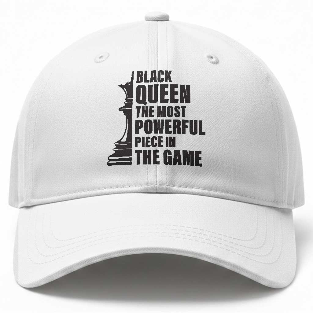Chess Lover Baseball Cap Black Queen The Most Powerful Piece In The Game Checkmate TS11 Print Your Wear